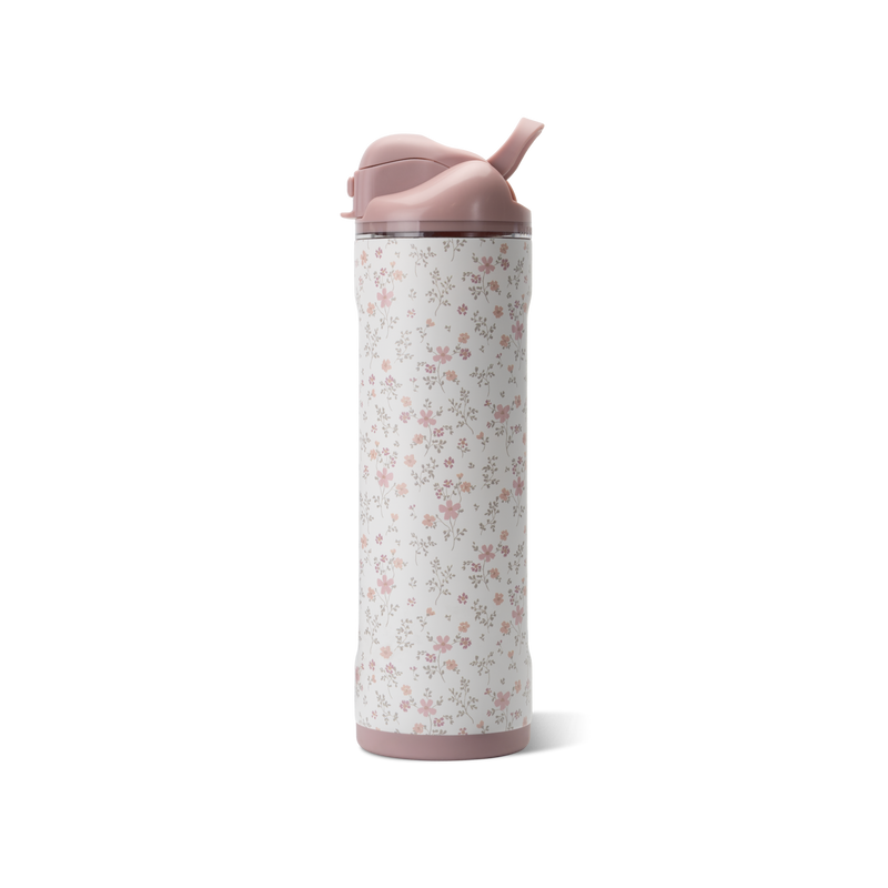Ease2o 24oz | 2-in-1 Water Bottle with Soft Straw & Chug Spout – Magnolia