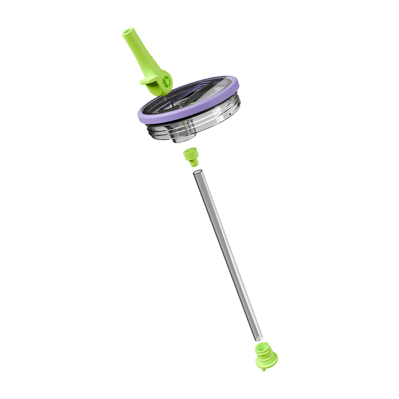 Removable Traveler Lid 32oz | Easy-Clean Flip Straw Leakproof