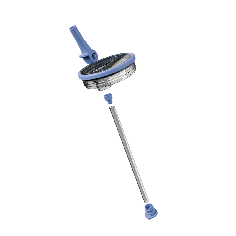 Removable Traveler Lid 40oz | Easy-Clean Flip Straw Leakproof