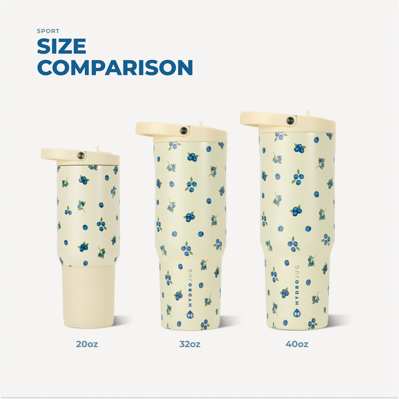 Sport 32oz | Leakproof Insulated Water Bottle Workout & Hike – Freshly Pick'd