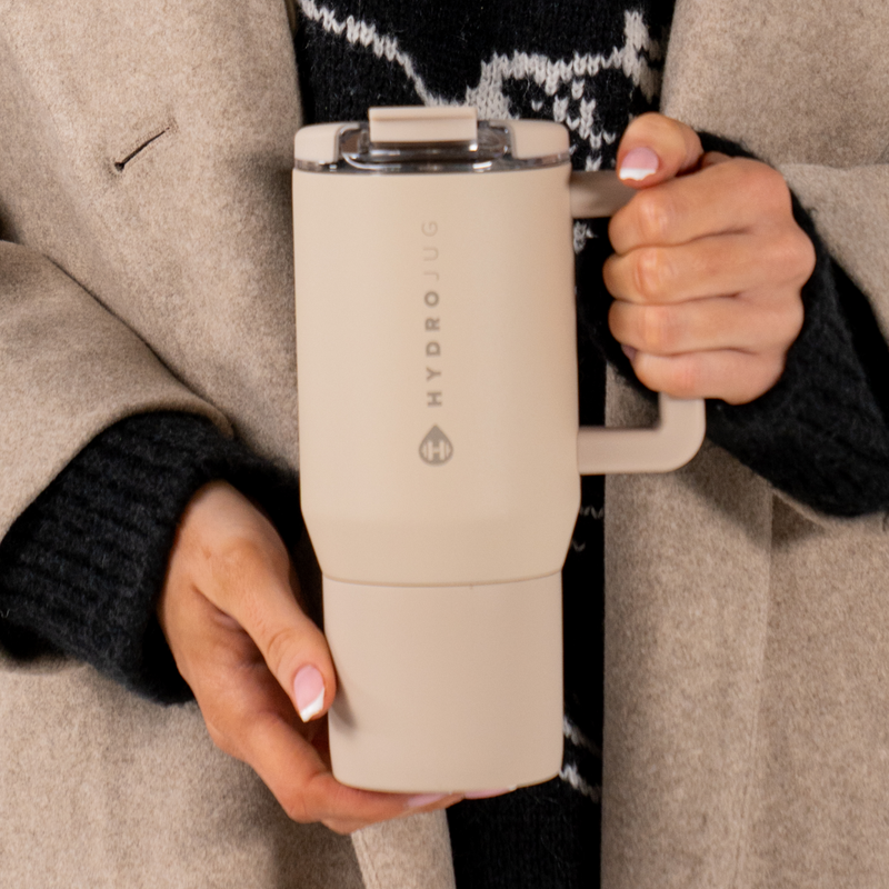 Coffee Traveler 20oz | Ceramic-Lined Insulated Travel Mug – Dune