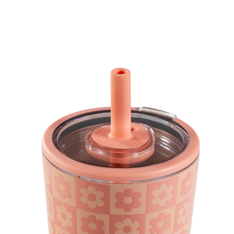 Everyday Tumbler 14oz | Ceramic-Lined Spill-Free Kids Tumbler – Daisy Checkers