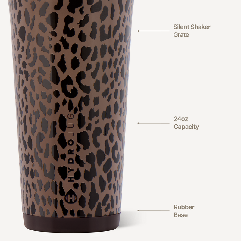Insulated Shaker 24oz - Brown Leopard