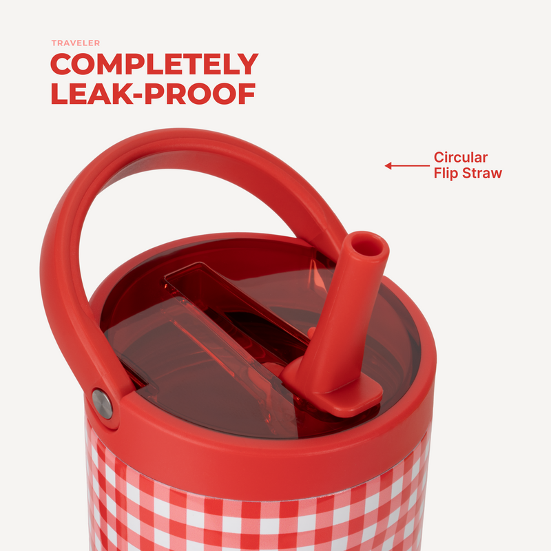 Sport 20oz | Insulated Water Bottle Leakproof Flip Straw – Summer Picnic