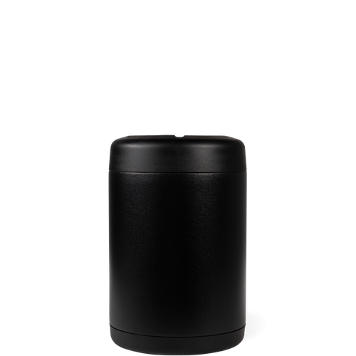 Can Cooler 12oz | 2-in-1 Insulated Standard Can Cooler Screw-Top Lock – Black