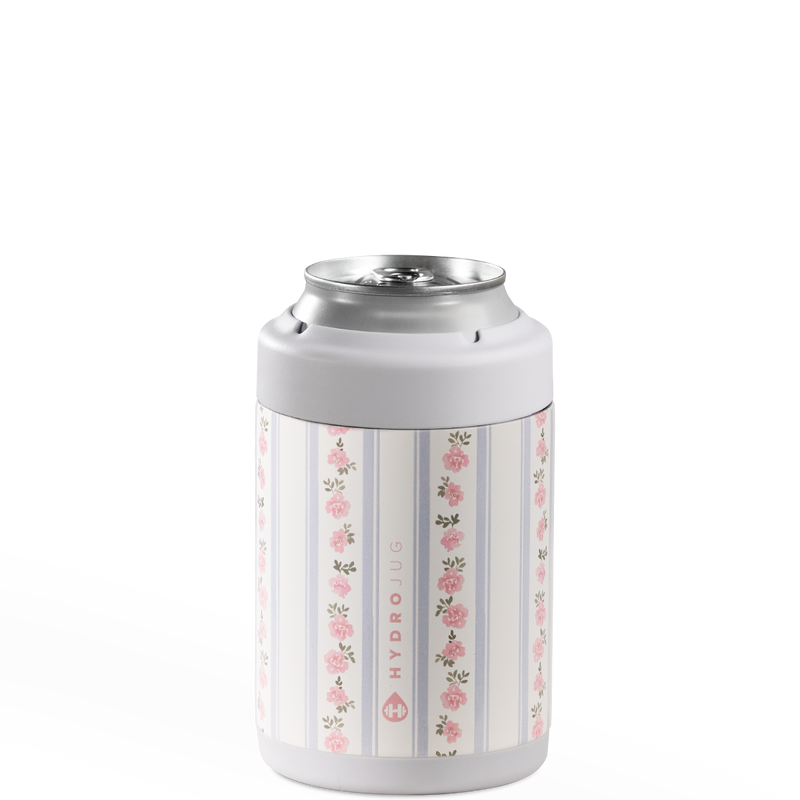 Can Cooler 12oz | 2-in-1 Insulated Standard Can Cooler Screw-Top Lock – Primrose