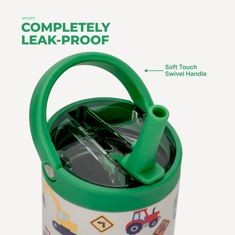 Sport 14oz | Compact Leakproof Kids Water Bottle – Under Construction