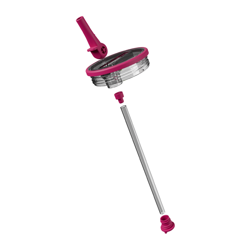 Removable Traveler Lid 32oz | Easy-Clean Flip Straw Leakproof