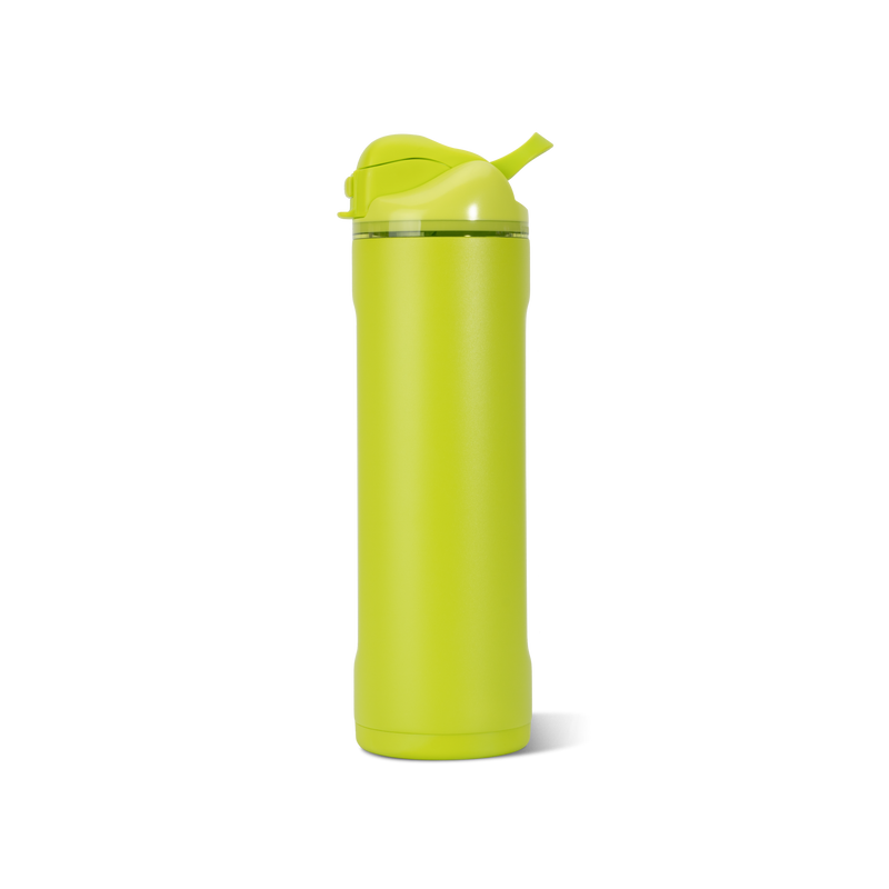 Ease2o 24oz | 2-in-1 Water Bottle with Soft Straw & Chug Spout – Lemon Lime