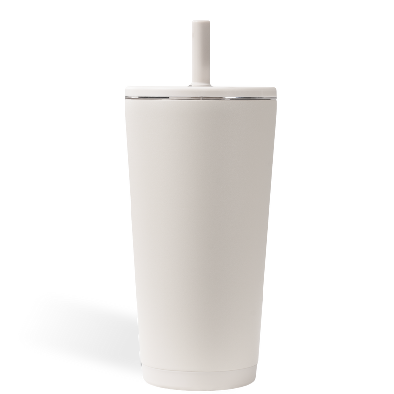 Everyday Tumbler 20oz | Ceramic-Lined Insulated Tumbler with Straw – Linen