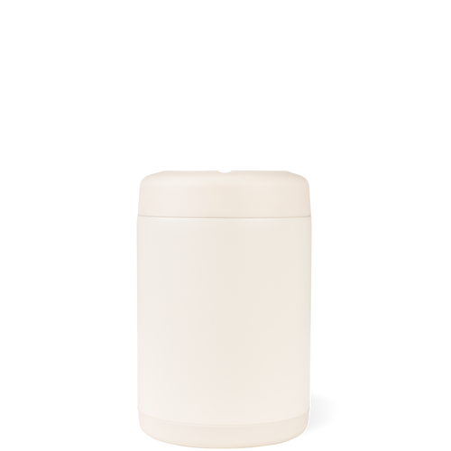 Can Cooler 12oz | 2-in-1 Insulated Standard Can Cooler Screw-Top Lock – Cream