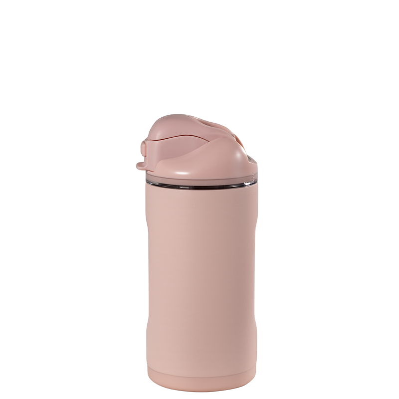 Ease2o 14oz | Leakproof 2-in-1 Kids Water Bottle with Straw & Chug Spout – Dusty Rose