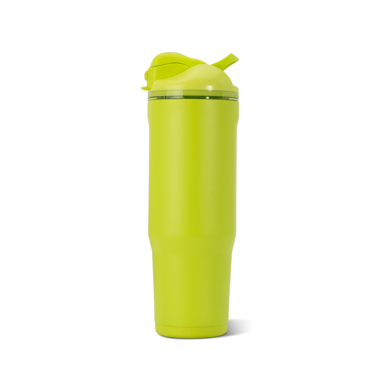Ease2o 32oz | Compact Water Bottle with Straw & Chug Spout – Lemon Lime
