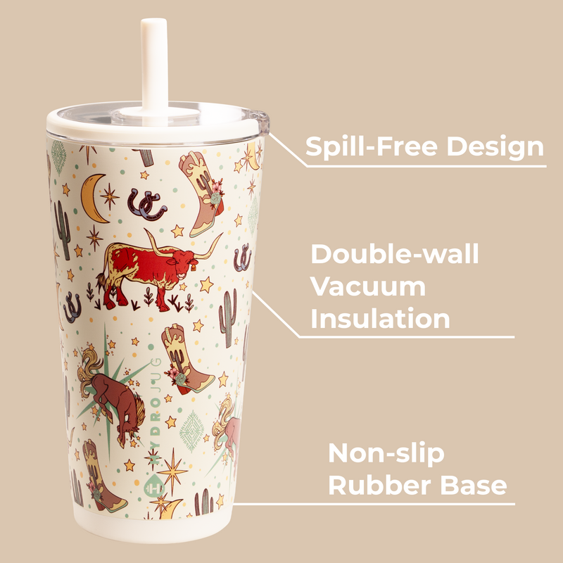 Everyday Tumbler 20oz | Ceramic-Lined Insulated Tumbler with Straw – Rodeo