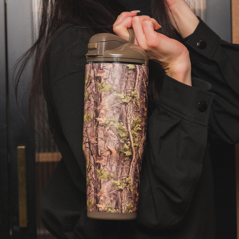 Ease2o 40oz | Dual-Function Water Bottle with Straw & Chug Spout – Woodland