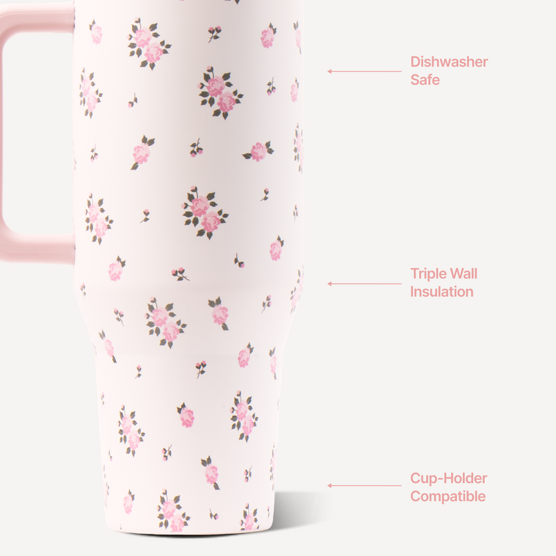 Traveler 40oz | All-Day Insulated Tumbler with Handle – Wildrose