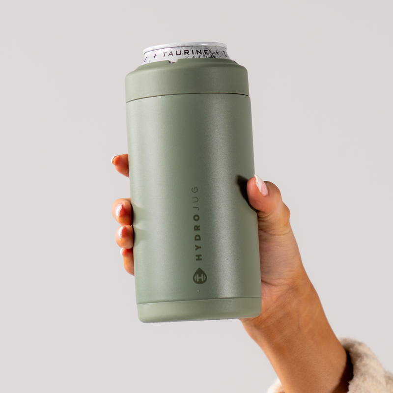 Can Cooler 16oz | 2-in-1 Insulated Tallboy Can Cooler Screw-Top Lock – Courtyard