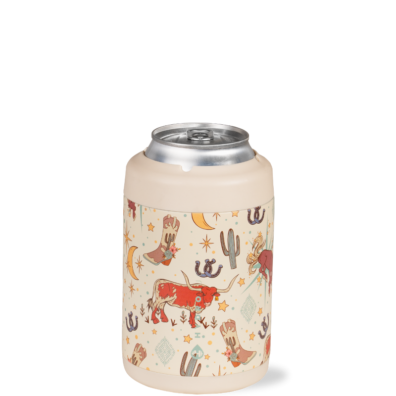 Can Cooler 12oz | 2-in-1 Insulated Standard Can Cooler Screw-Top Lock – Rodeo