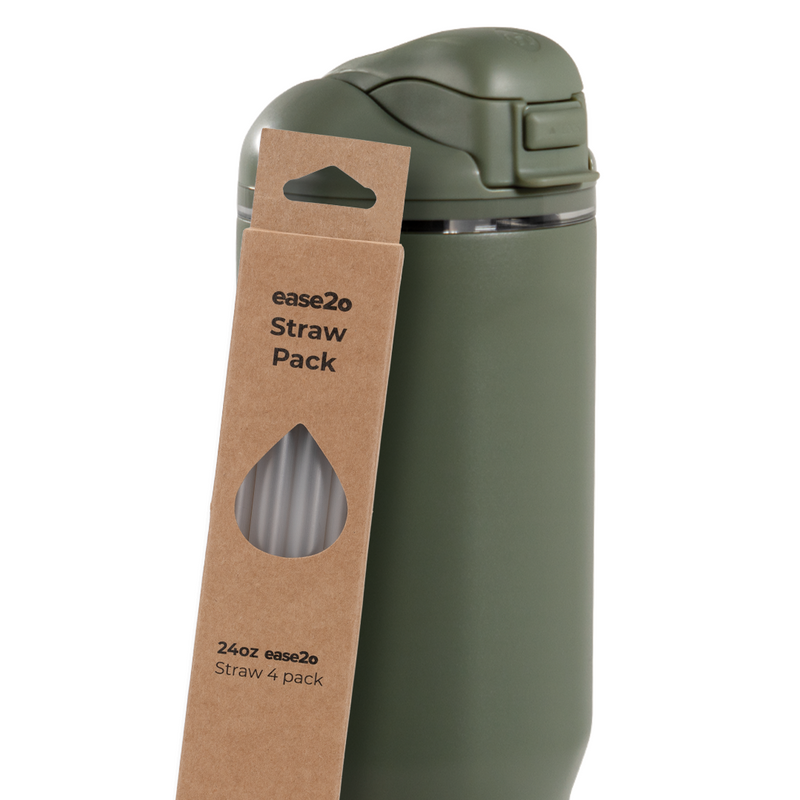 Ease2o 40oz Straw Pack | 4 Replacement Straws BPA-Free