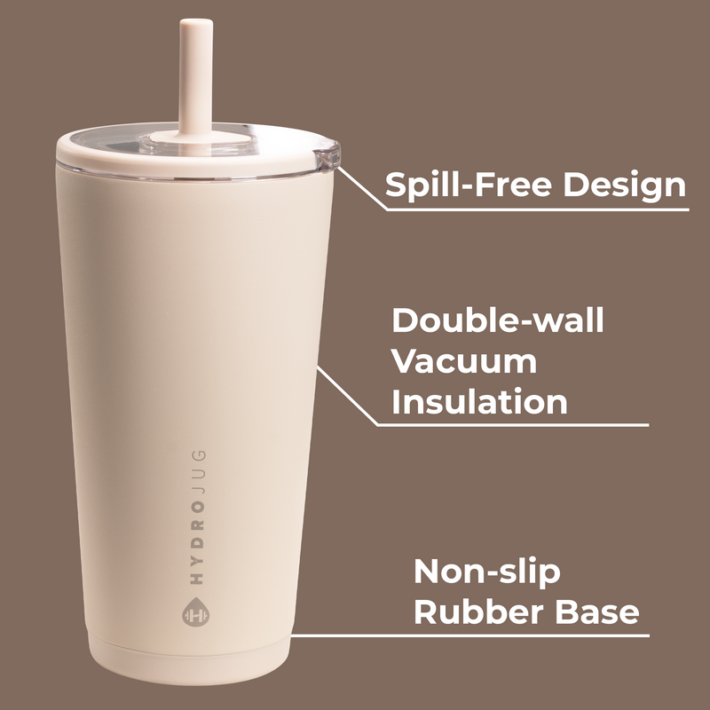 Everyday Tumbler 20oz | Ceramic-Lined Insulated Tumbler with Straw – Dune