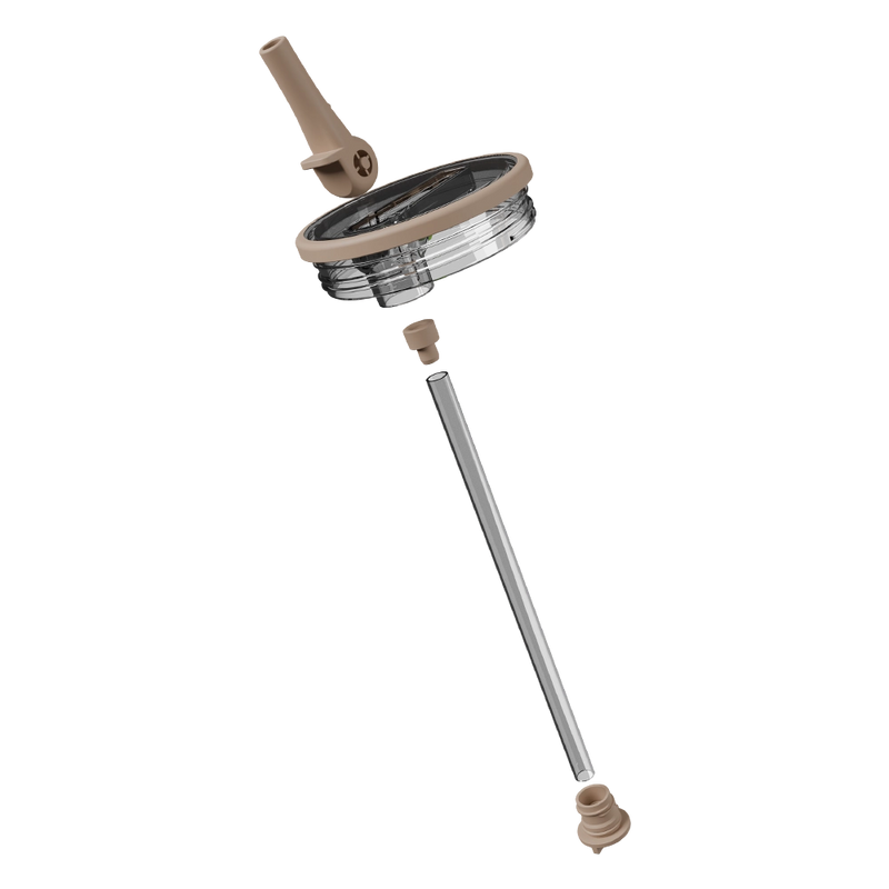 Removable Traveler Lid 40oz | Easy-Clean Flip Straw Leakproof