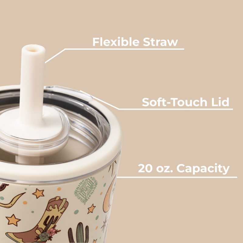 Everyday Tumbler 20oz | Ceramic-Lined Insulated Tumbler with Straw – Rodeo
