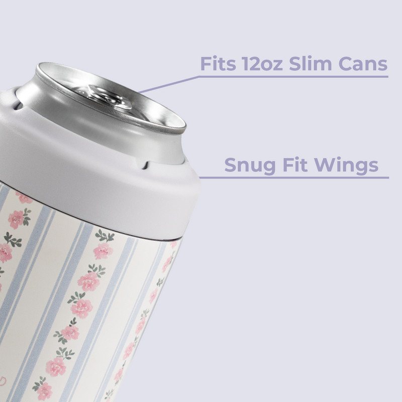 Slim Can Cooler 12oz | Insulated Stainless Steel Skinny Can Holder – Primrose