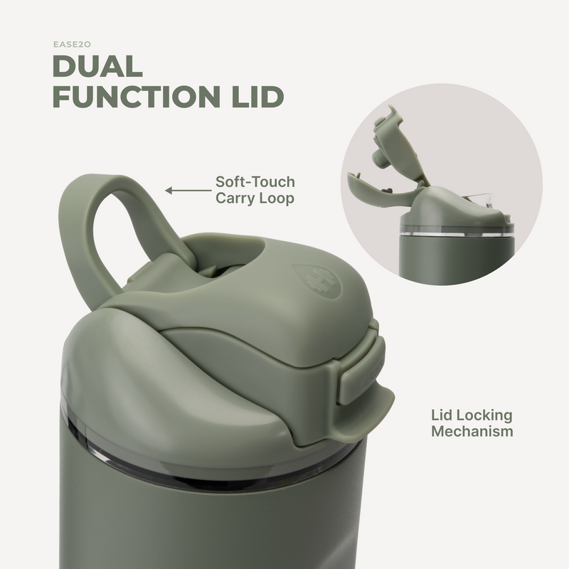 Ease2o 40oz | Dual-Function Water Bottle with Straw & Chug Spout – Courtyard