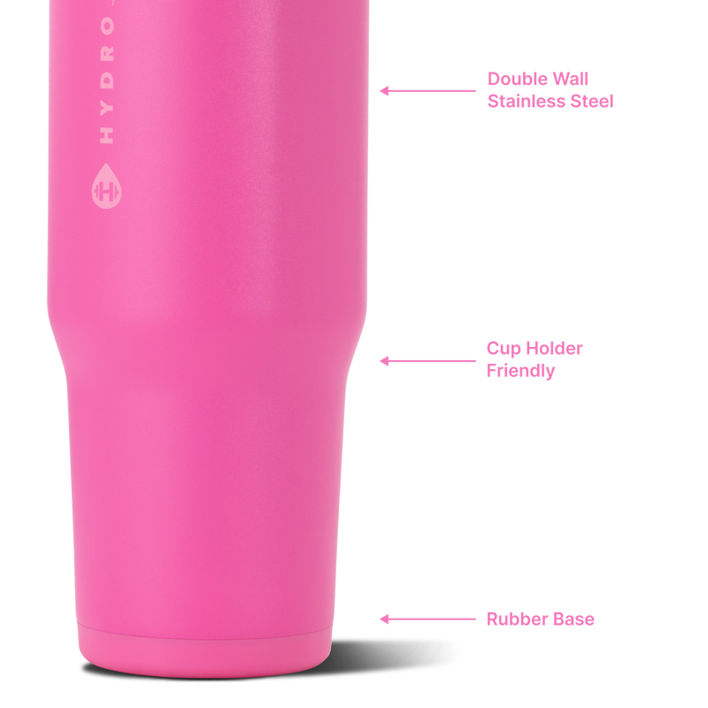 Ease2o 32oz | Compact Water Bottle with Straw & Chug Spout – Razzle