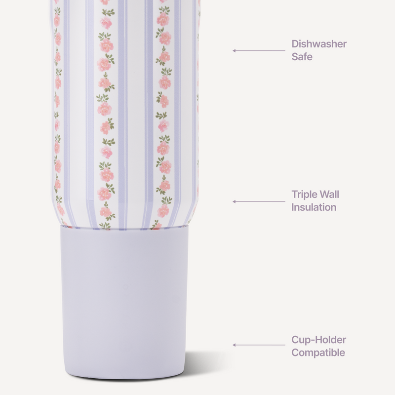 Sport 20oz | Insulated Water Bottle Leakproof Flip Straw – Primrose