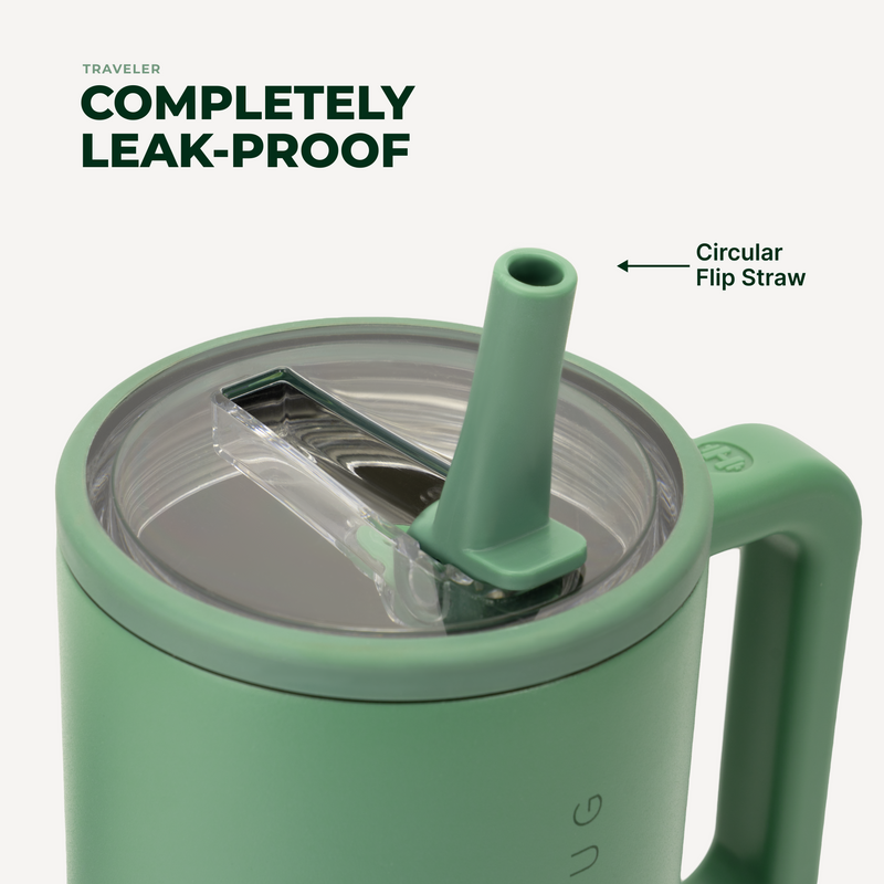 Traveler 40oz | All-Day Insulated Tumbler with Handle – Sage