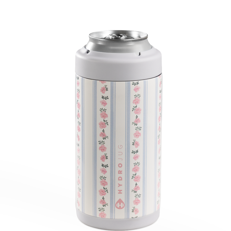 Can Cooler 16oz | 2-in-1 Insulated Tallboy Can Cooler Screw-Top Lock – Primrose