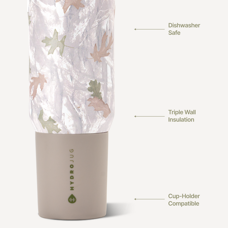 Sport 20oz | Kids Insulated Water Bottle Leakproof Flip Straw – Camo