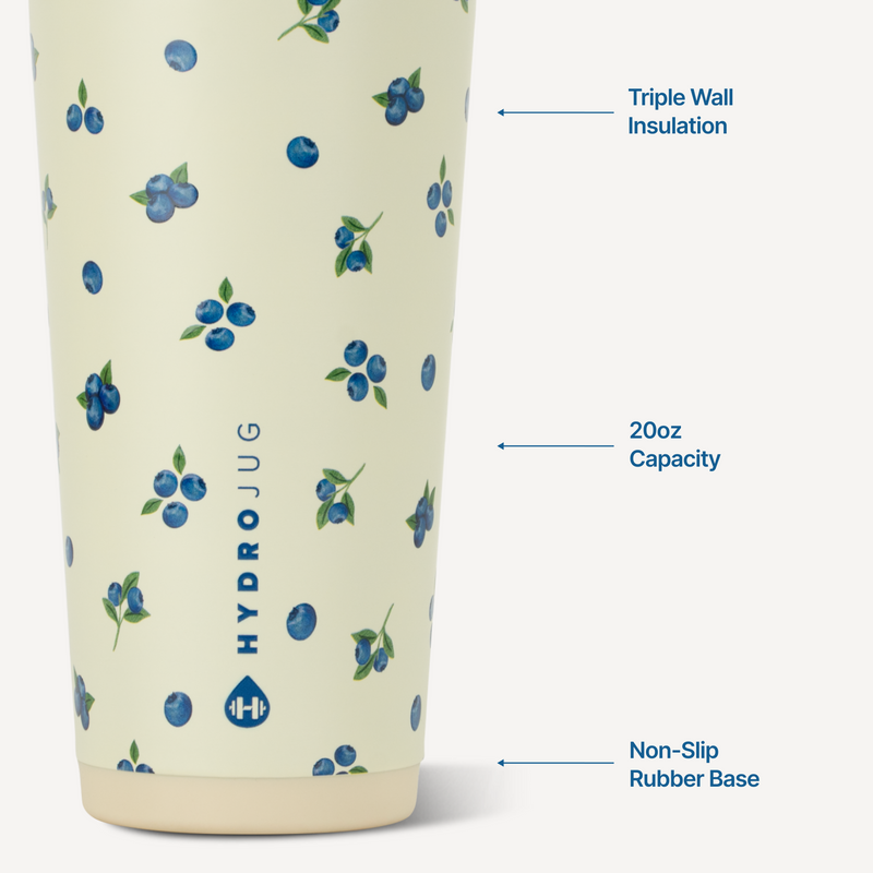 Everyday Tumbler 20oz | Ceramic-Lined Insulated Tumbler with Straw – Freshly Pick'd
