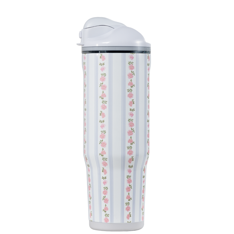 Ease2o 32oz | Compact Water Bottle with Straw & Chug Spout – Primrose