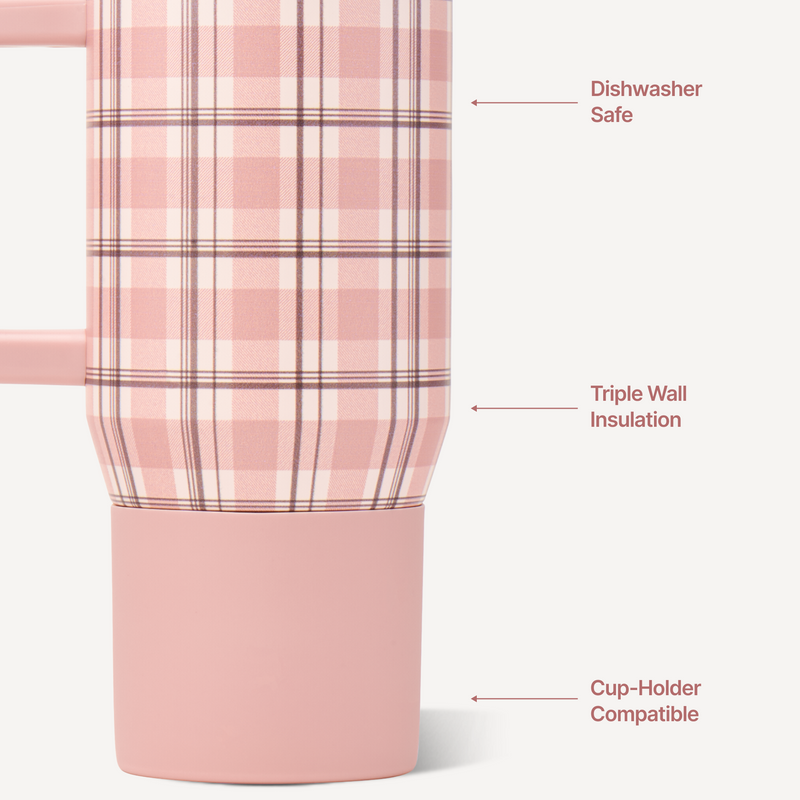 Coffee Traveler 20oz - Pillow Talk Plaid
