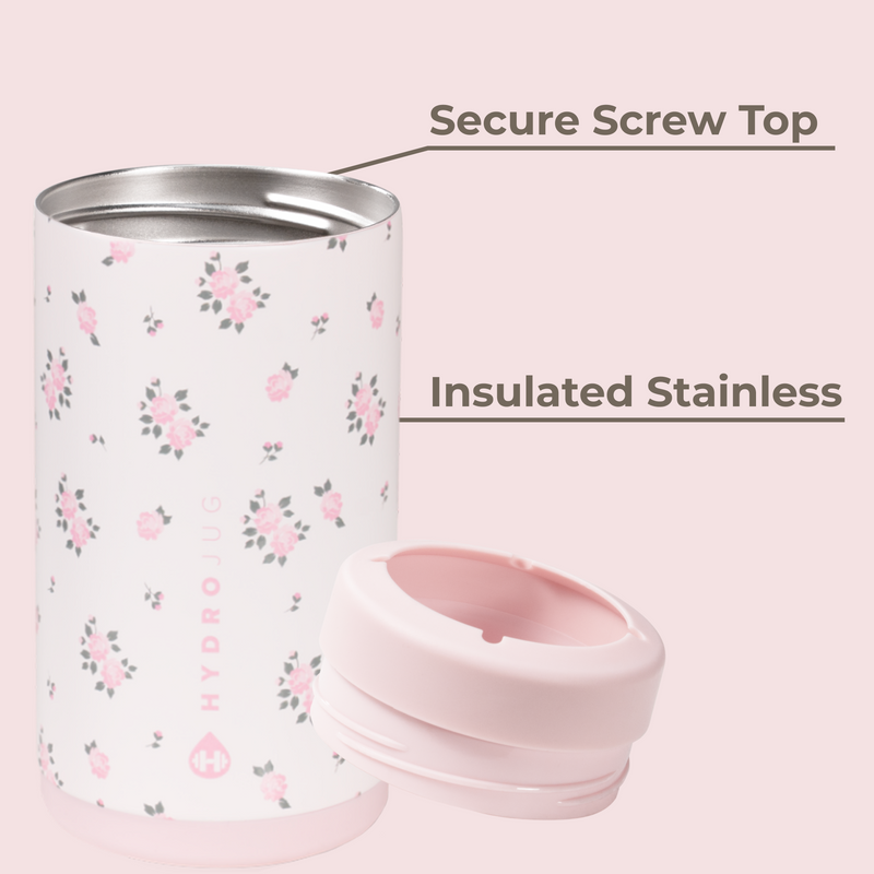 Can Cooler 16oz | 2-in-1 Insulated Tallboy Can Cooler Screw-Top Lock – Wildrose