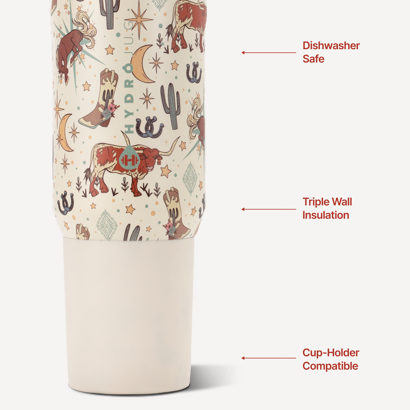 Sport 20oz | Insulated Water Bottle Leakproof Flip Straw – Rodeo