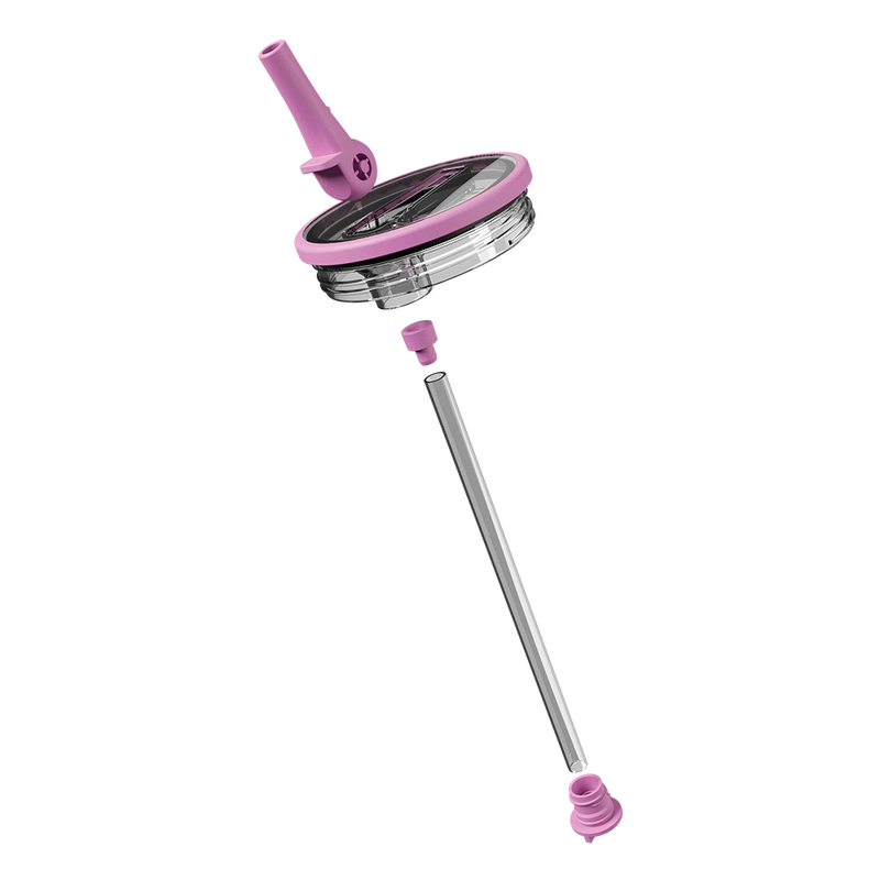 Removable Traveler Lid 40oz | Easy-Clean Flip Straw Leakproof