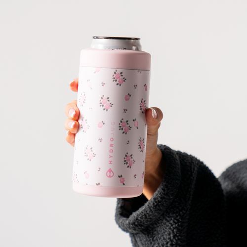 Can Cooler 16oz | 2-in-1 Insulated Tallboy Can Cooler Screw-Top Lock – Wildrose