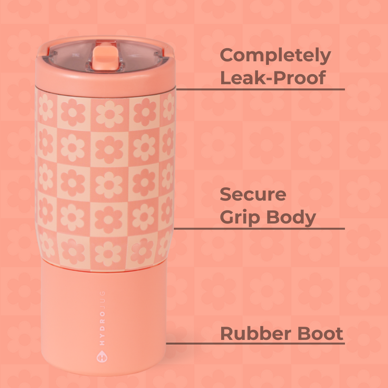 Sport 14oz | Compact Leakproof Kids Water Bottle – Daisy Checkers