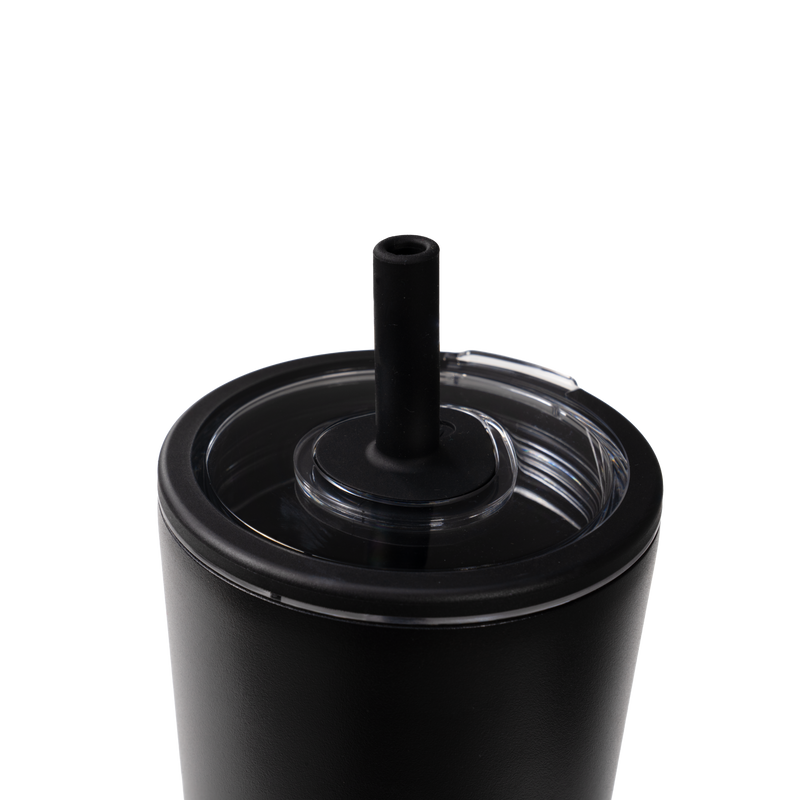 Everyday Tumbler 20oz | Ceramic-Lined Insulated Tumbler with Straw – Black