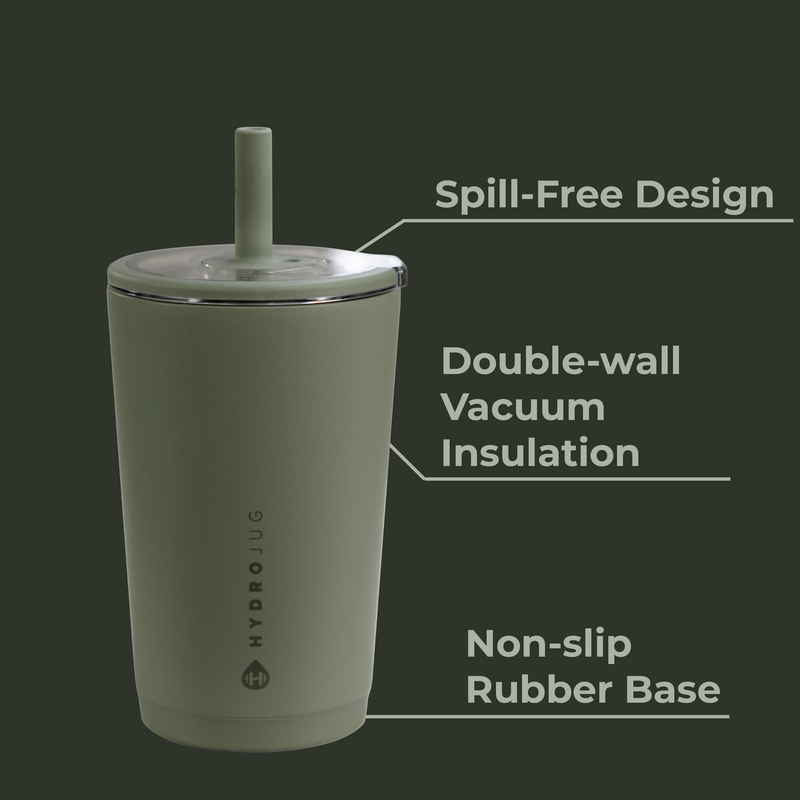 Everyday Tumbler 14oz | Ceramic-Lined Spill-Free Kids Tumbler – Courtyard