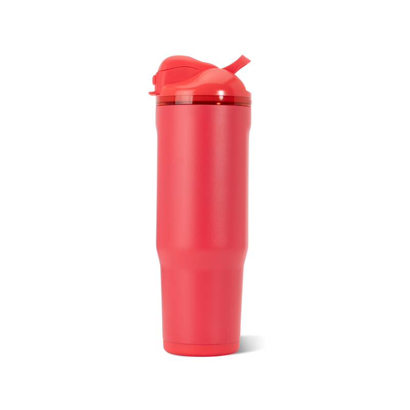 Ease2o 32oz | Compact Water Bottle with Straw & Chug Spout – Fruit Punch