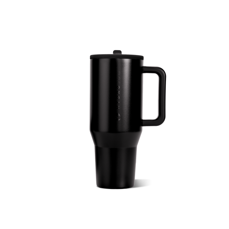 Traveler 32oz | Leakproof Insulated Tumbler with Handle – Black