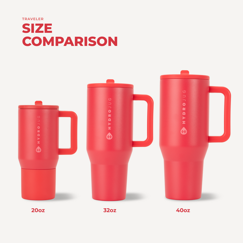 Traveler 20oz | Compact Insulated Tumbler with Handle – Fruit Punch