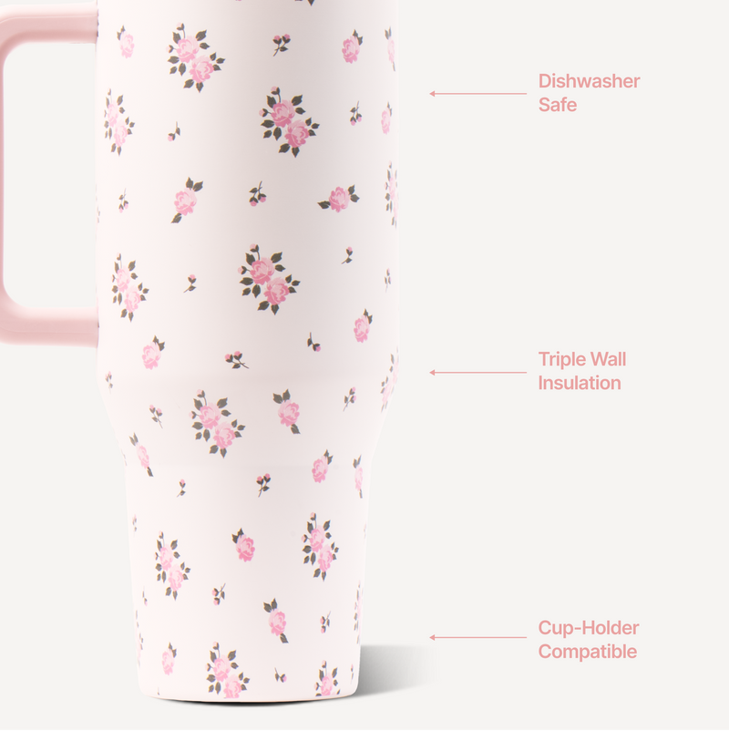 Traveler 32oz | Insulated Tumbler with Handle – Wildrose