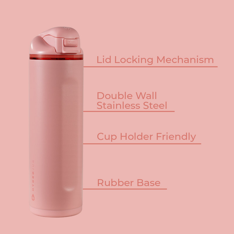 Ease2o 24oz | 2-in-1 Water Bottle with Soft Straw & Chug Spout – Tulip