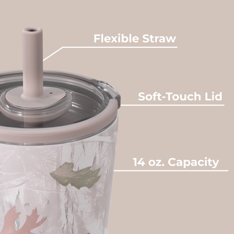 Everyday Tumbler 14oz | Ceramic-Lined Spill-Free Kids Tumbler – Camo