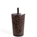 Everyday Tumbler 14oz | Ceramic-Lined Spill-Free Kids Tumbler – Brown Leopard